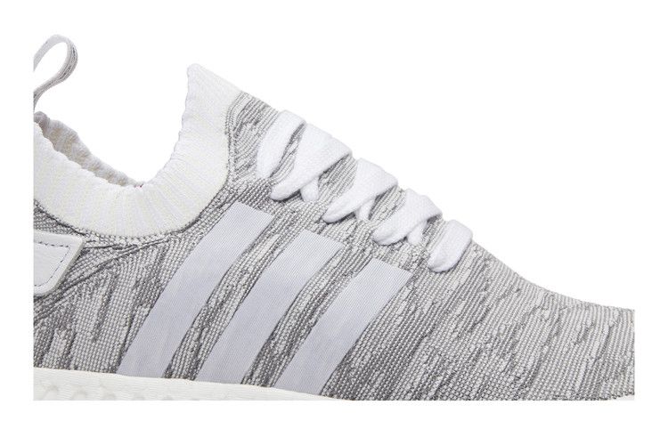 adidas NMD R2 Primeknit White Black