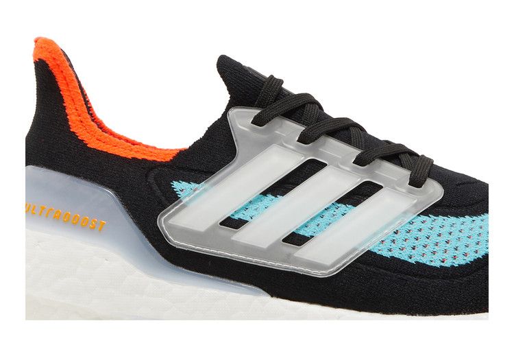 adidas Ultra Boost 21 Black Pulse Aqua