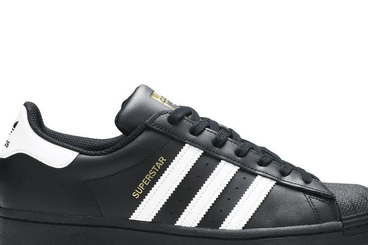 adidas Superstar Core Black Cloud White Gold