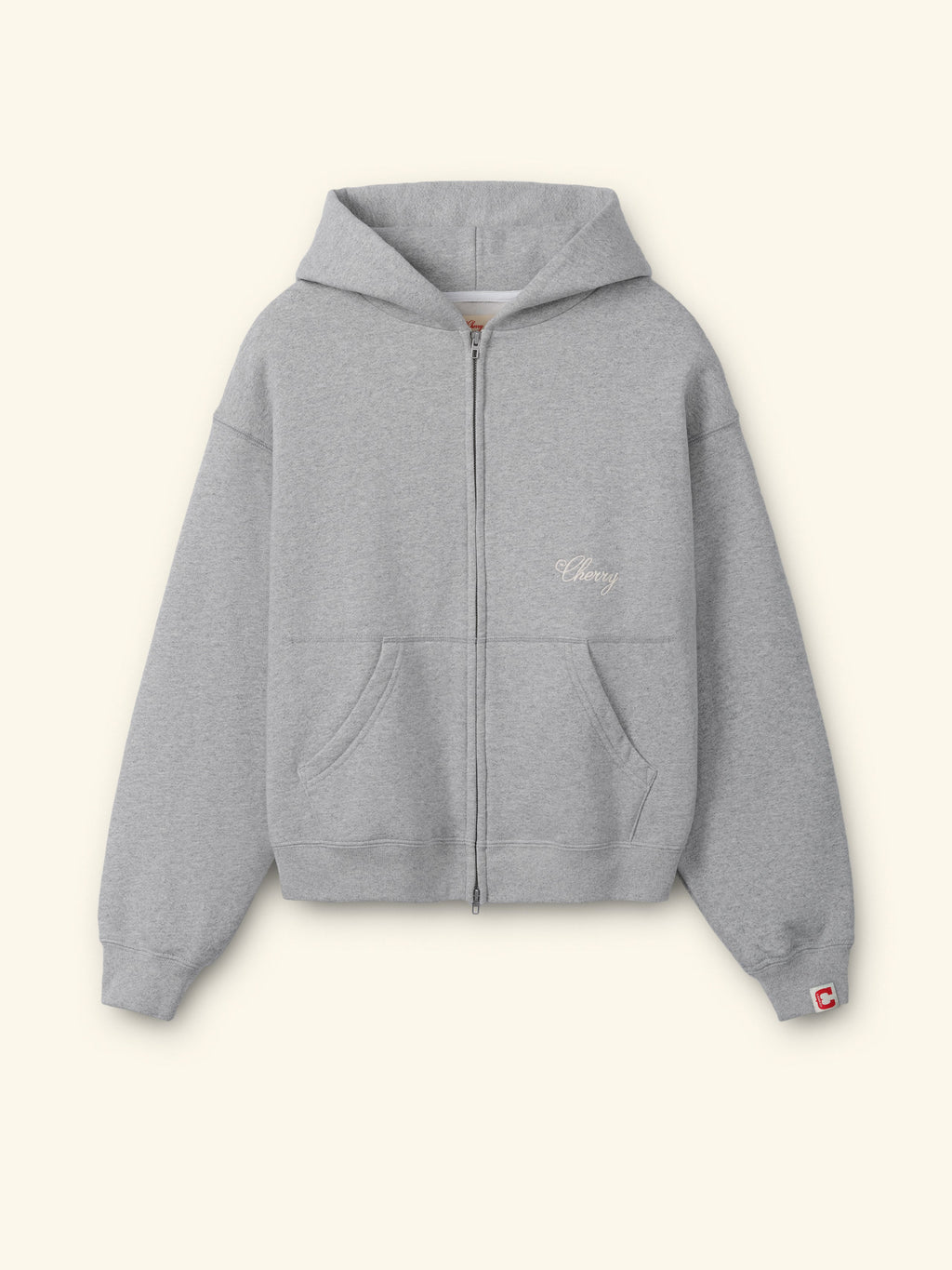 American Classic Zip Hoodie (Heather Grey)