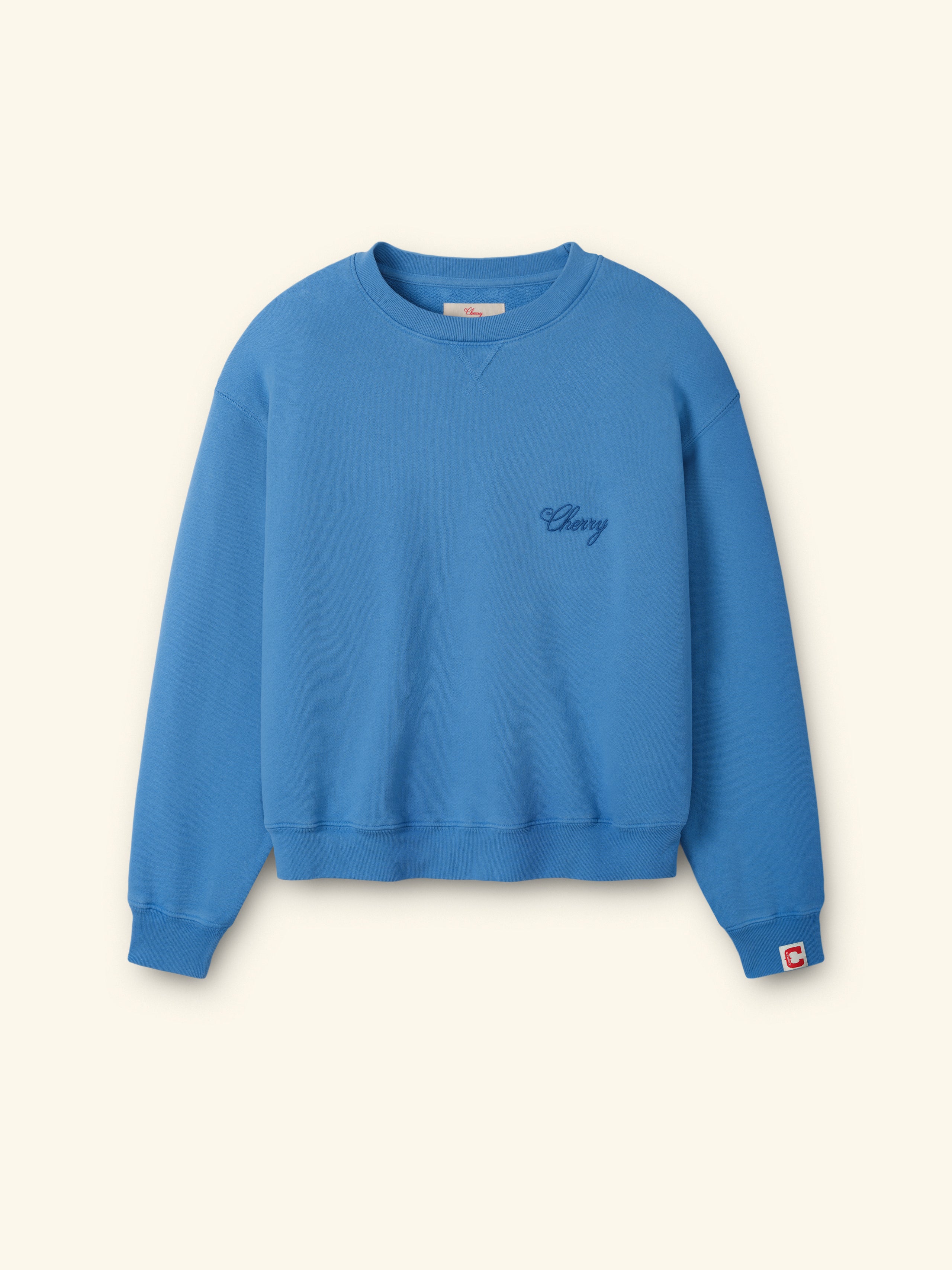American Classic Crewneck (Steel Blue)