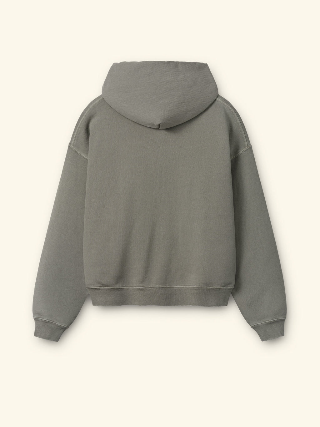 Distressed Zip Up Hoodie (Smoke)