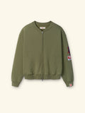 Gecko Zip Up Crew (Cactus)