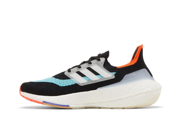 adidas Ultra Boost 21 Black Pulse Aqua