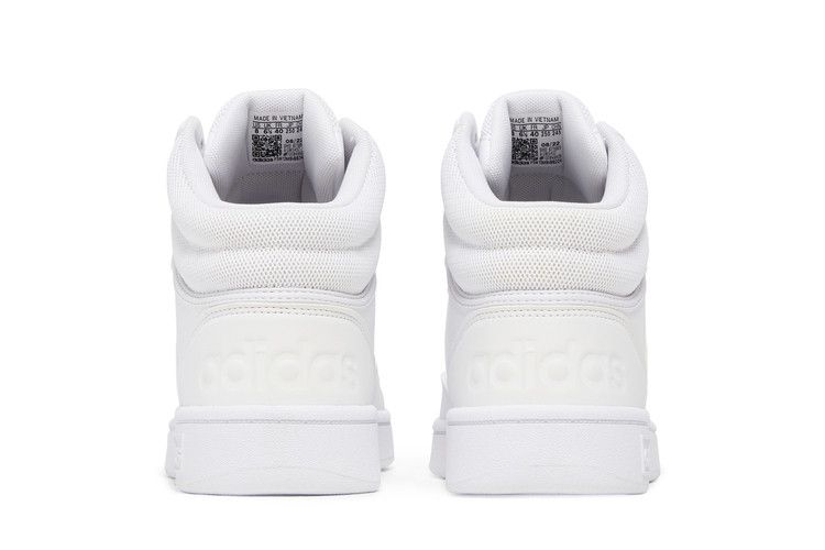 adidas Hoops 3.0 Mid Classic Cloud White Dash Grey (Women's)