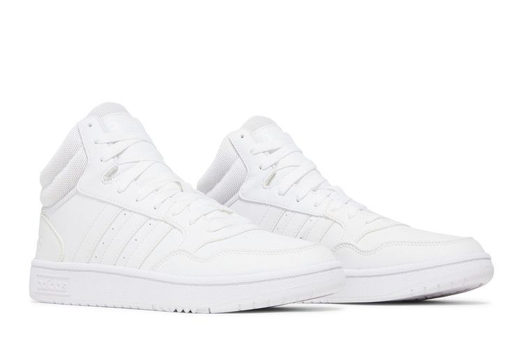 adidas Hoops 3.0 Mid Classic Cloud White Dash Grey (Women's)