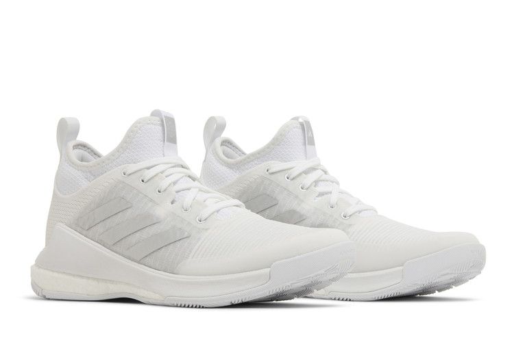 adidas Crazyflight Mid Cloud White Silver Metallic Grey (Women's)