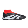 adidas Predator 24 League Laceless Turf Core Black Cloud White Solar Red