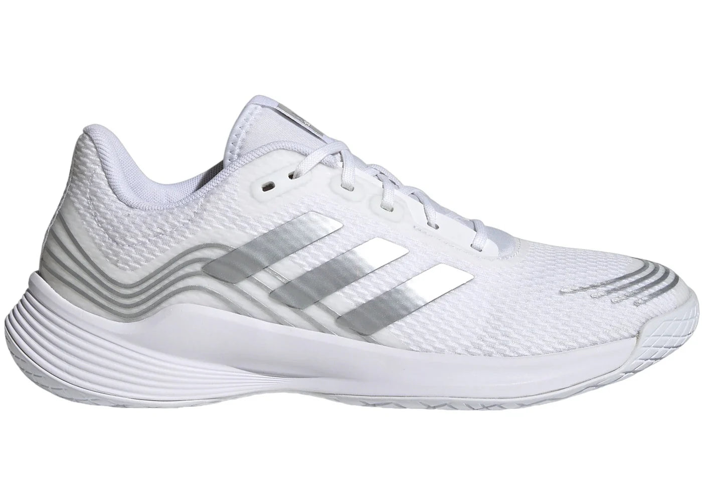 adidas Novaflight Volleyball Cloud White Silver Metallic (Women's)