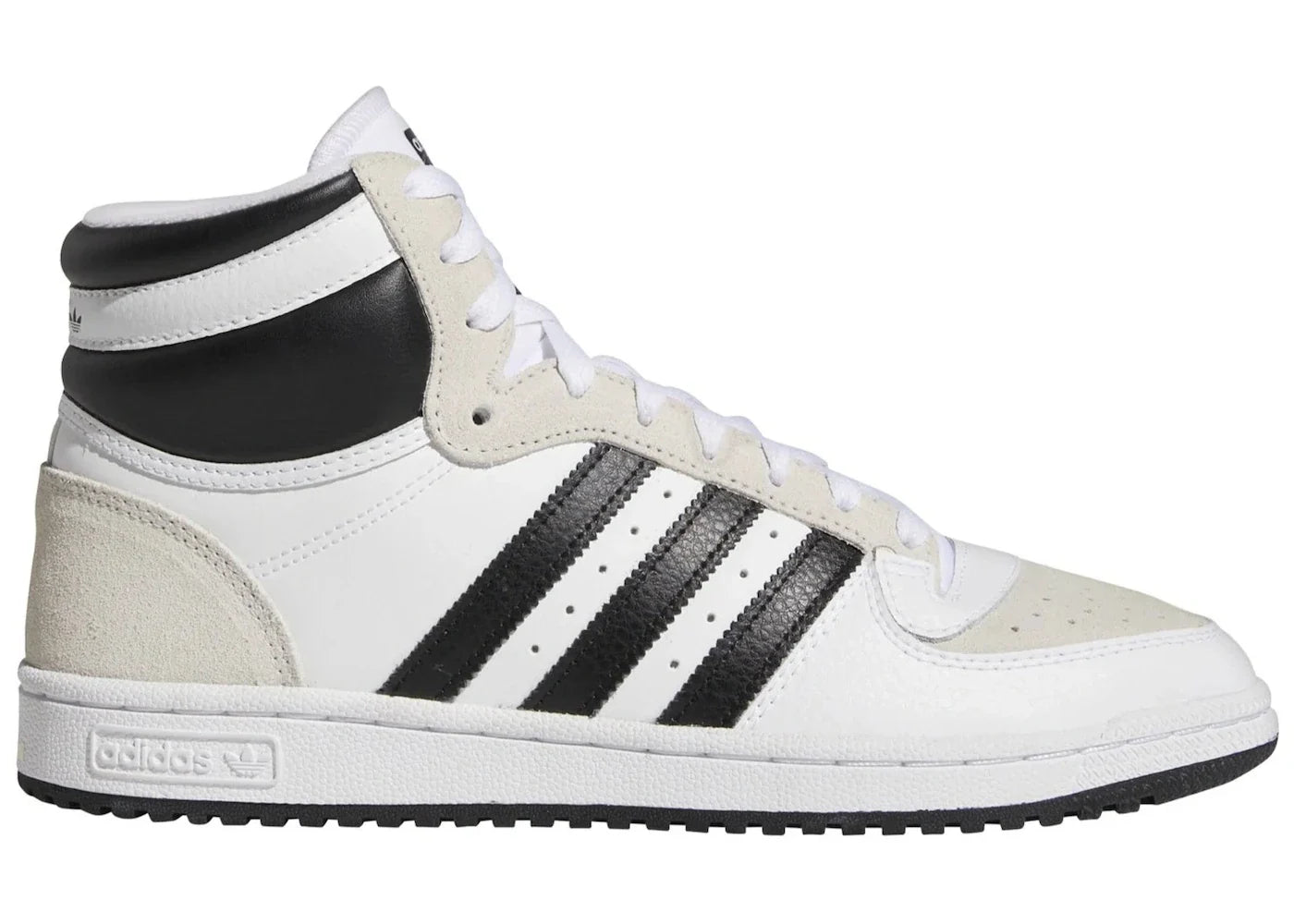 adidas Top Ten Hi White Black Taupe