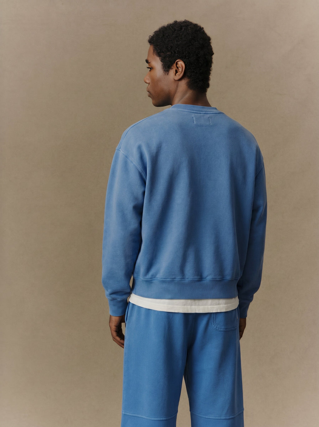 American Classic Crewneck (Steel Blue)