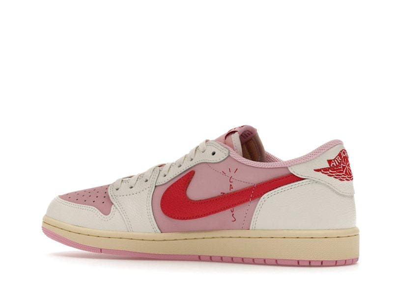Jordan 1 Retro Low OG SP Travis Scott Sail Tropical Pink