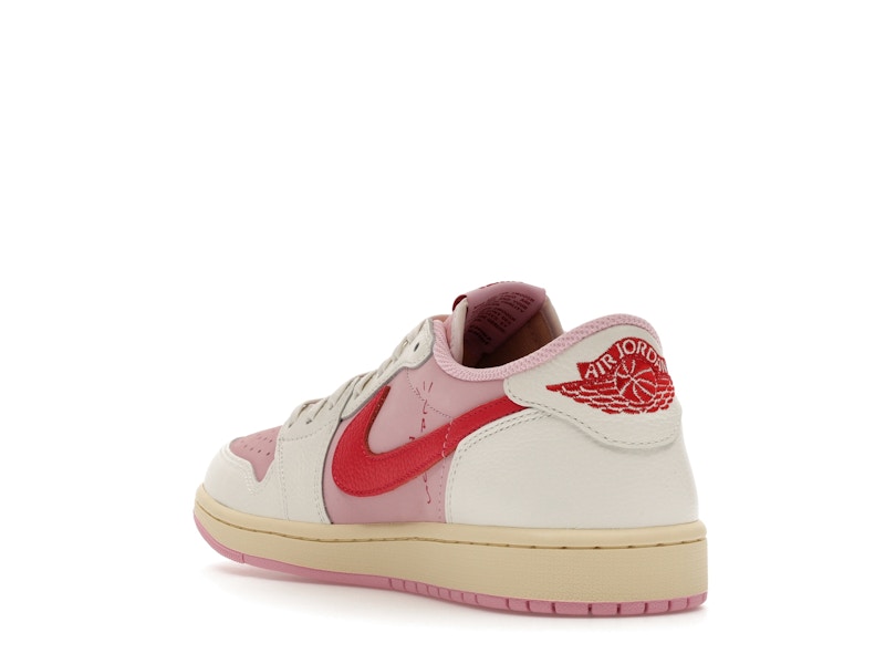 Jordan 1 Retro Low OG SP Travis Scott Sail Tropical Pink