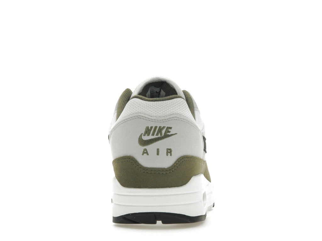 Nike Air Max 1 White Black Medium Olive