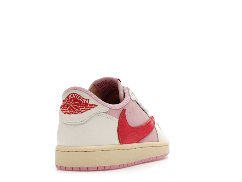 Jordan 1 Retro Low OG SP Travis Scott Sail Tropical Pink