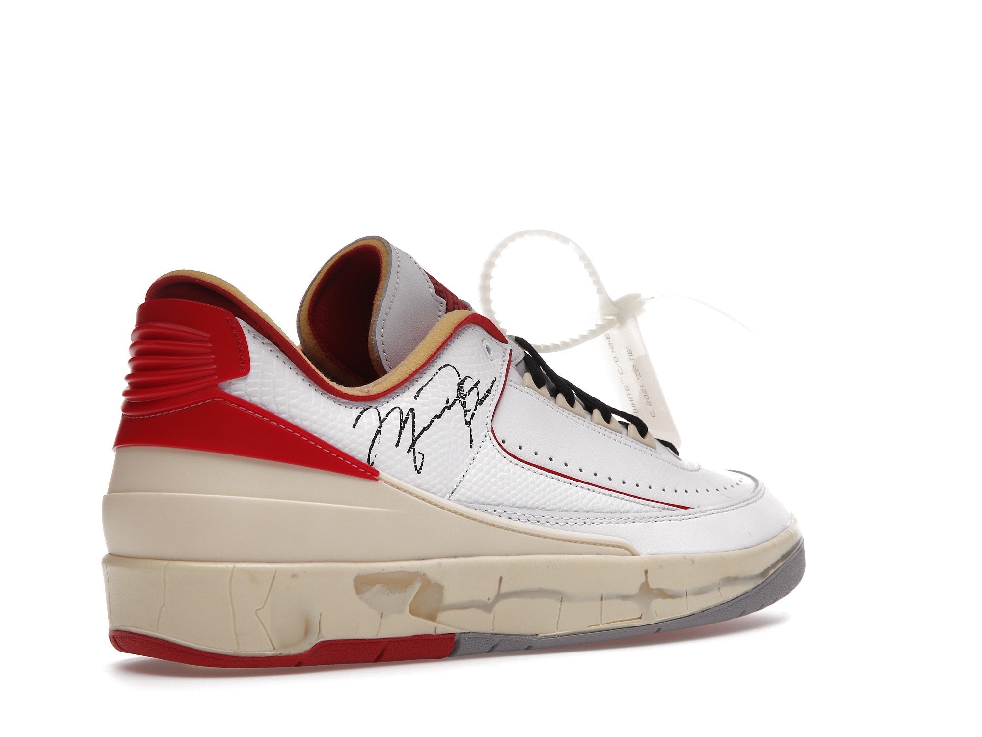Jordan 2 Retro Low SP Off-White White Red