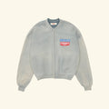 Patchwork Zip Crew (Smoke)